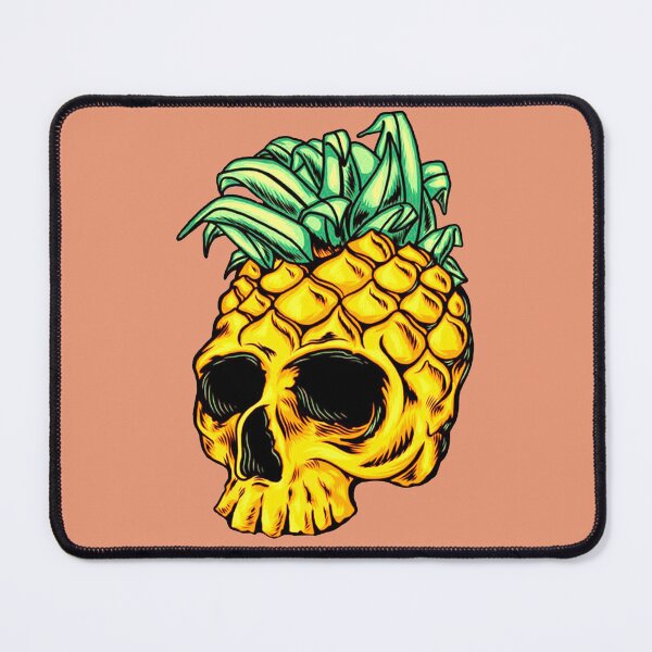 Item preview, pineapple skull designed and sold by si3iy.