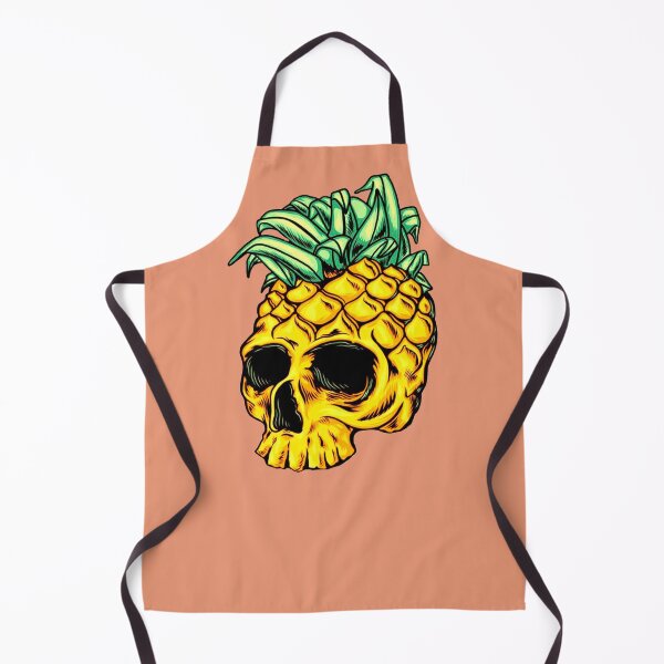 Item preview, pineapple skull designed and sold by si3iy.