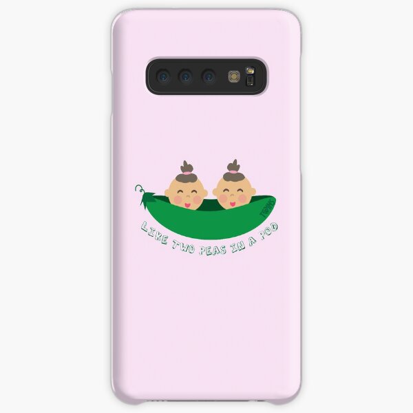 Peas in a Pod (girl/girl twins) Samsung Galaxy Snap Case
