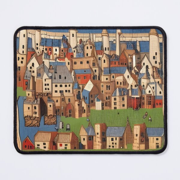 Item preview, Tapestry of Medieval City designed and sold by IlluminatedPage.