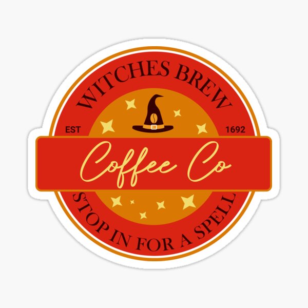 Item preview, witches brew coffee co - Funny witch coffee designed and sold by Raiko-art.