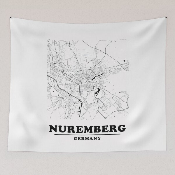 Item preview, Minimal Nuremberg Map designed and sold by Enea Kelo.
