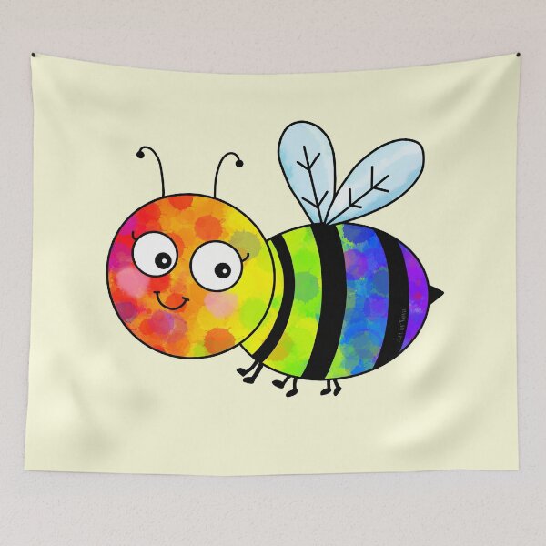 Item preview, Bee Rainbow designed and sold by Art by Veya.