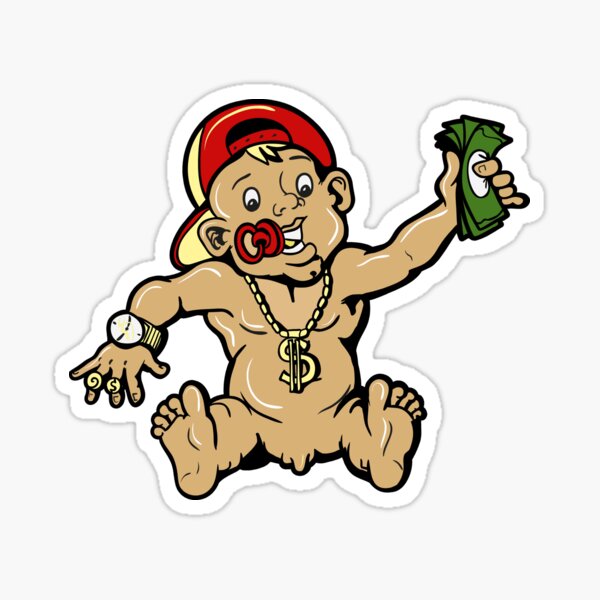 Gangster Baby Stickers for Sale | Redbubble