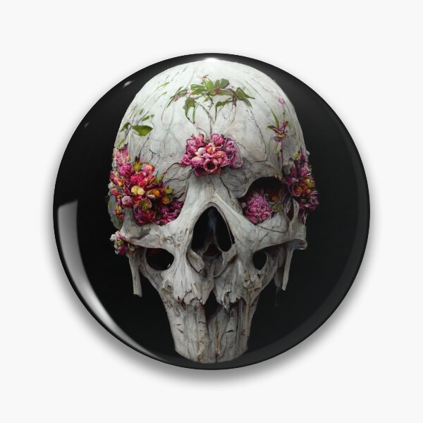 Item preview, Flower Skull designed and sold by DeeaNova.