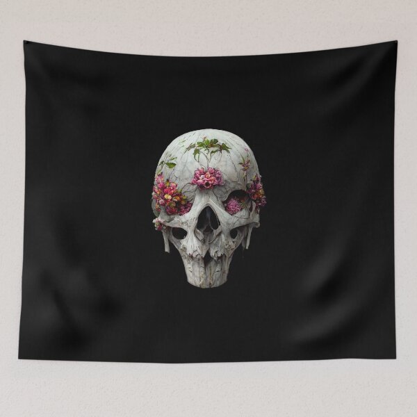 Item preview, Flower Skull designed and sold by DeeaNova.
