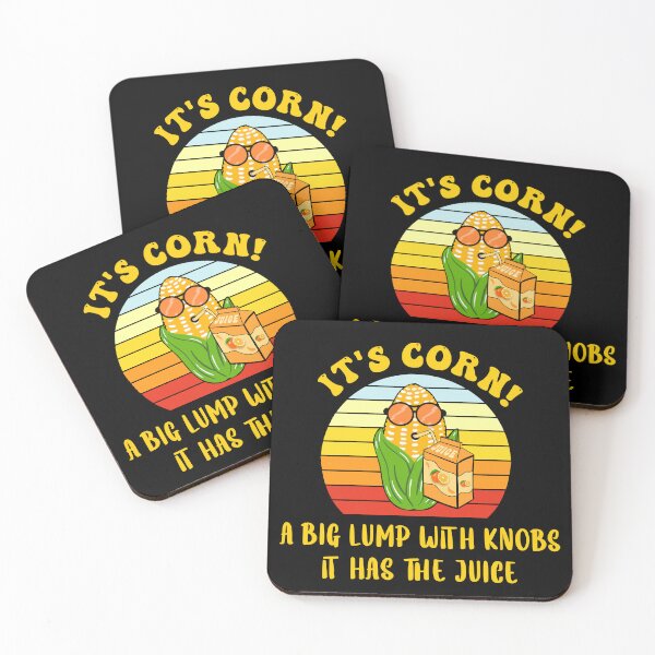 Item preview, it's corn,It’s Corn It Has The Juice funny vintage trendy design  designed and sold by BeCoolArt.