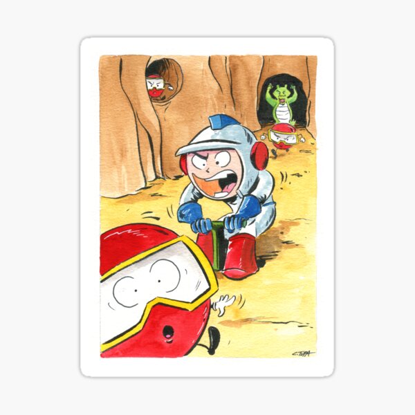 Dig Dug! Sticker
