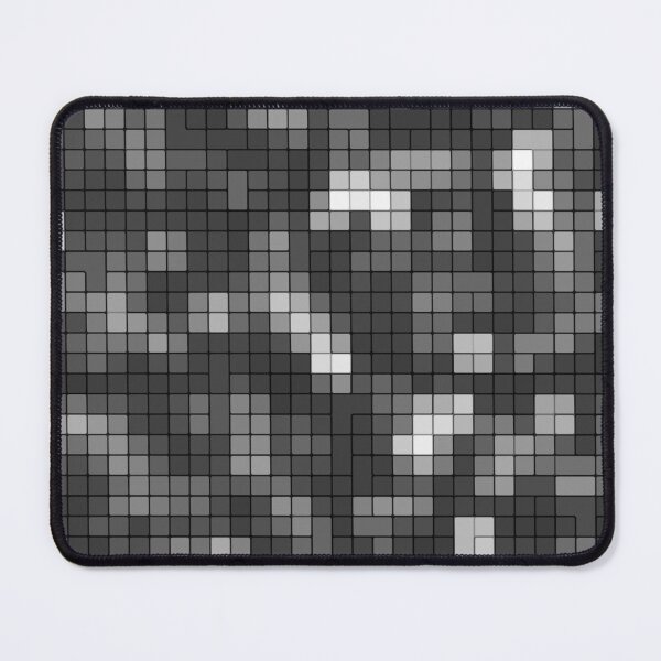 Black Grid Mouse Pad