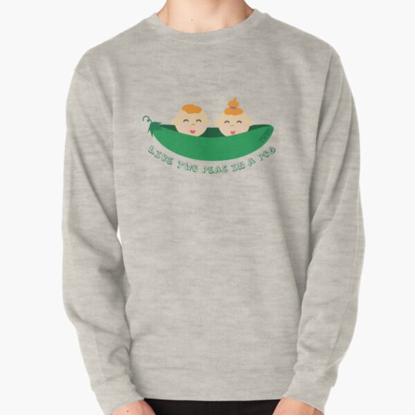 Peas in a Pod (boy/girl twins) Pullover Sweatshirt