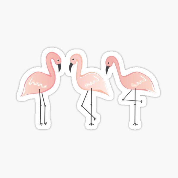 Sticker Flamingo Tumblr Redbubble