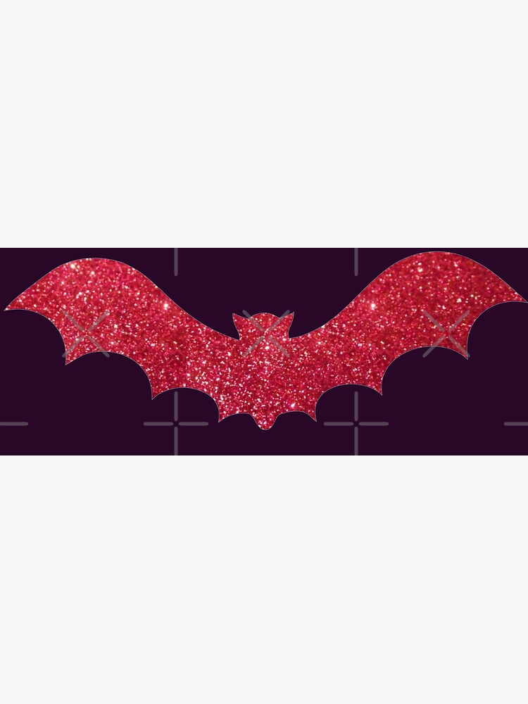 "Pink Glitter Bat" Poster for Sale by artbleed Redbubble
