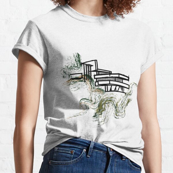Abstract Falling Water Classic T-Shirt