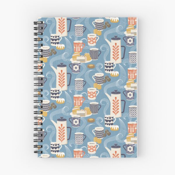 Item preview, Steaming coffee and Swedish treats - Pale blue designed and sold by appleyards.
