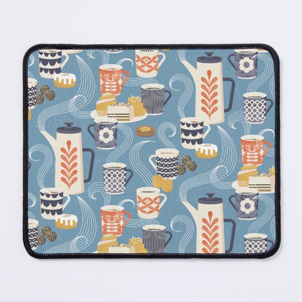 Item preview, Steaming coffee and Swedish treats - Pale blue designed and sold by appleyards.
