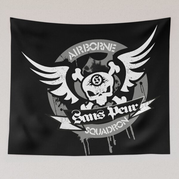 Item preview, SANS PEUR AIRBORNE SQUADRON designed and sold by SANSPEURthreads.