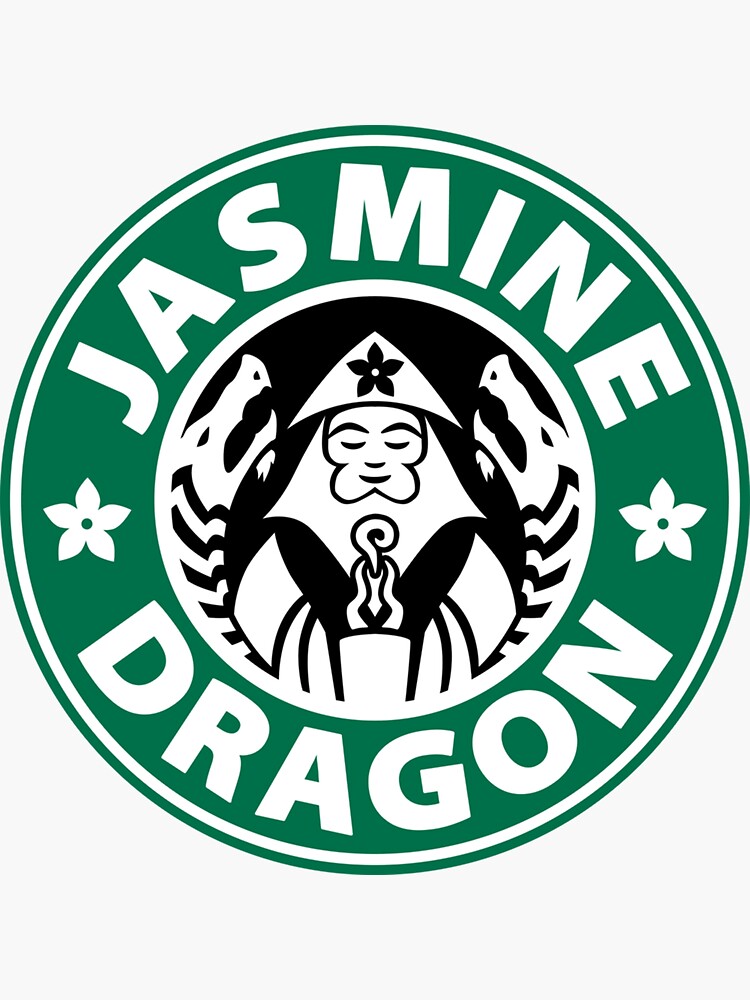 "The Jasmine Dragon" Sticker for Sale by olivetkan Redbubble