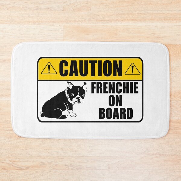 Item preview, Caution Frenchie on Board  designed and sold by Majesticoo.