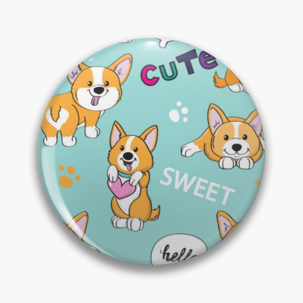 Item preview, Jolly Corgis In Green designed and sold by DesignVertex.