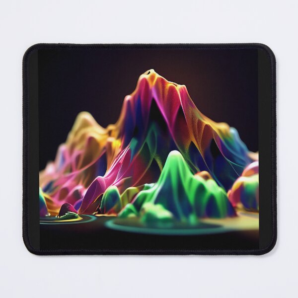 Item preview, Nature series - Multicolored Abstract Mountain designed and sold by Elflena.