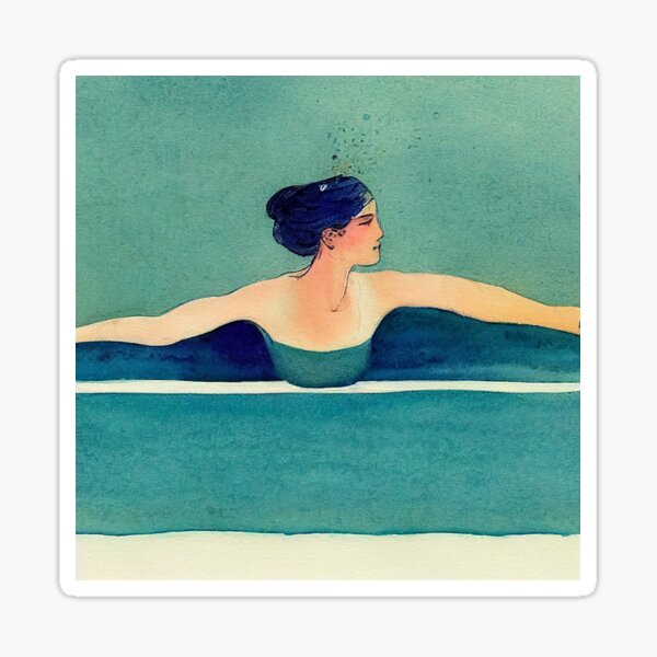 Item preview, Swimming in Turquoise designed and sold by recollectionsv.
