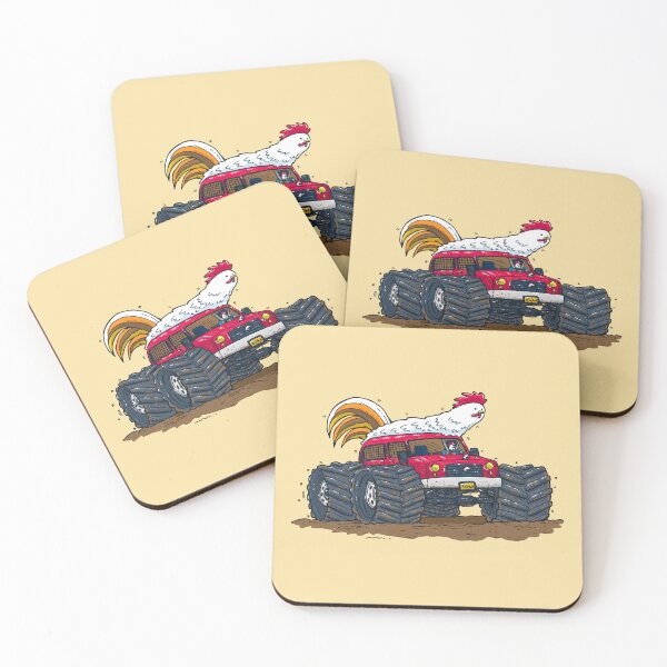 Item preview, Monster Truck Chicken designed and sold by nickv47.