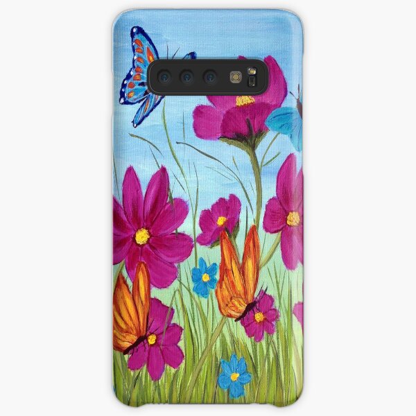 Butterflies and flowers Samsung Galaxy Snap Case
