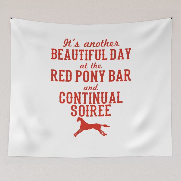 Item preview, Longmire Red Pony Continual Soiree Gift Logo Cheap Tee Logo Love Cools The Best ized designed and sold by banhszmid.