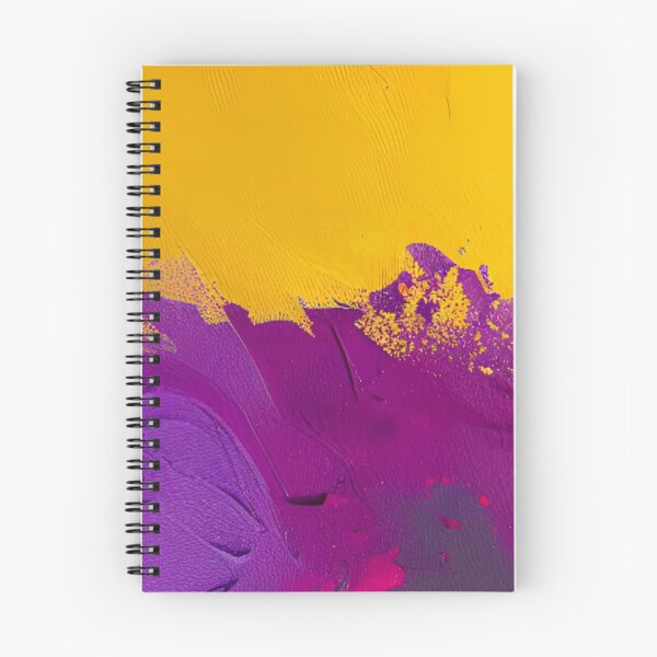 Item preview, Yallow and purple painting expressing luxury and happiness. designed and sold by Art-Vibrations.
