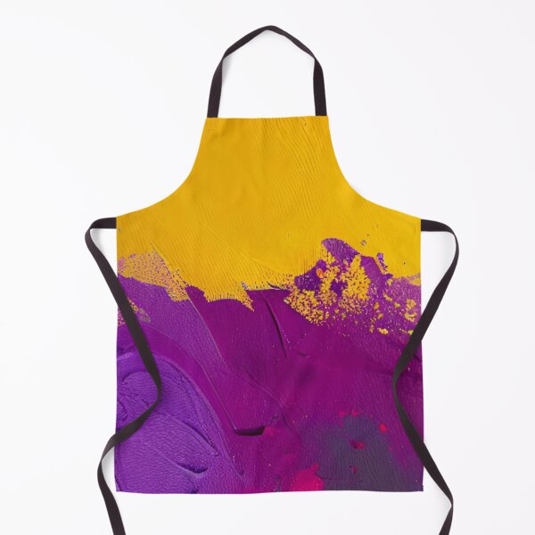Item preview, Yallow and purple painting expressing luxury and happiness. designed and sold by Art-Vibrations.