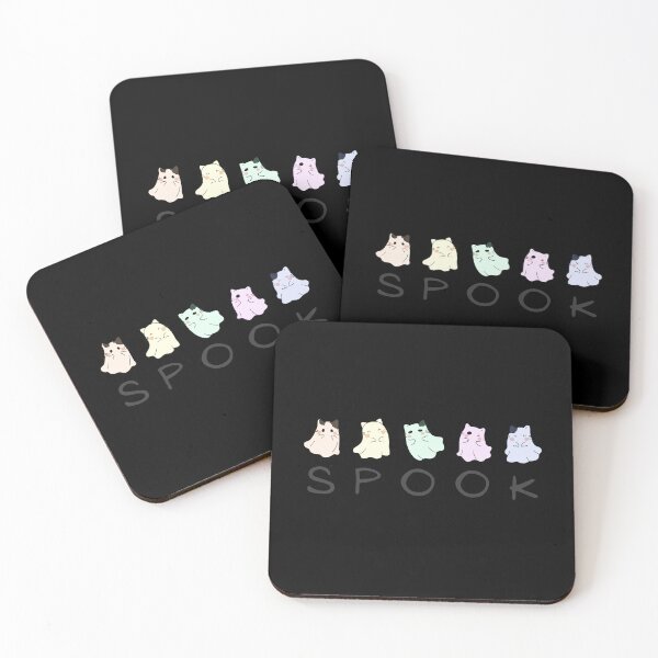 Item preview, Cute Cat Ghosts - Halloween Spooky Season Kawaii designed and sold by SundaySoup.