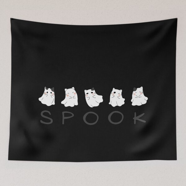 Item preview, Cute Cat Ghosts - Halloween Spooky Season Kawaii designed and sold by SundaySoup.