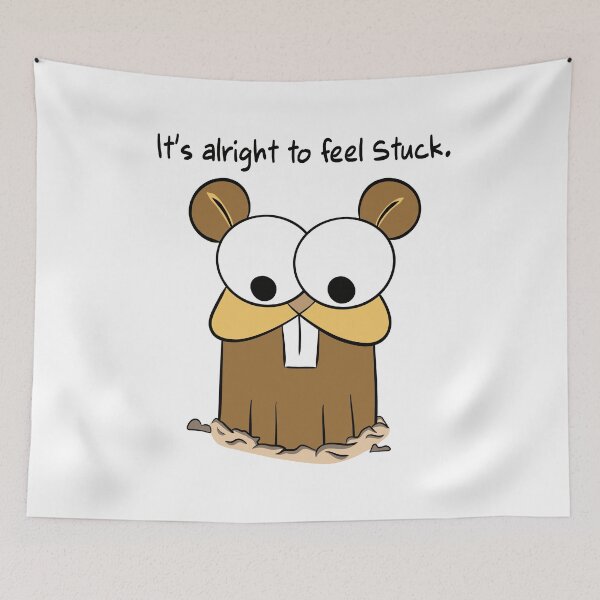 Item preview, It’s alright to feel stuck. designed and sold by KyMyArt.