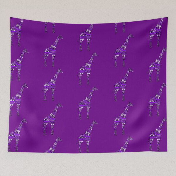 Item preview,  Purple Giraffe Awareness Ribbon Mandala  designed and sold by CaitlynConnor.