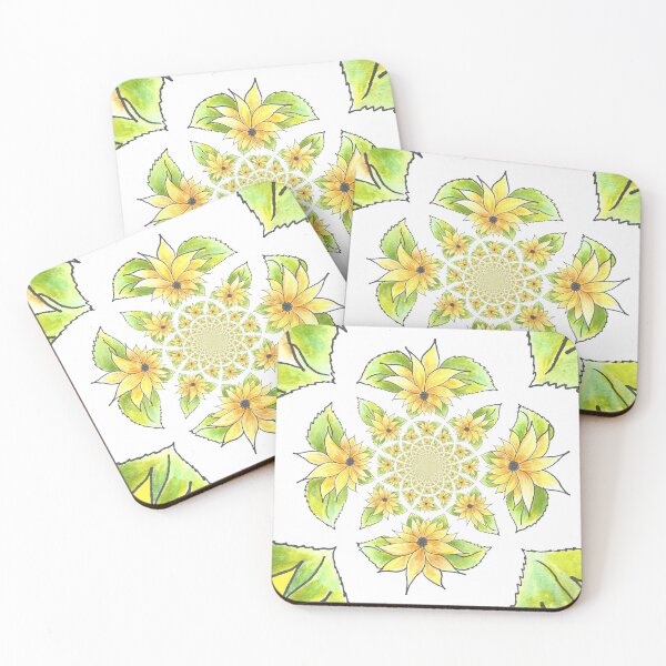 Item preview, Sunflowers in a Kaleidoscope designed and sold by CarolineLembke.