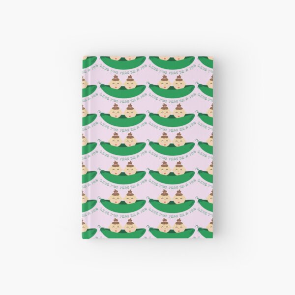 Peas in a Pod (girl/girl twins) Hardcover Journal