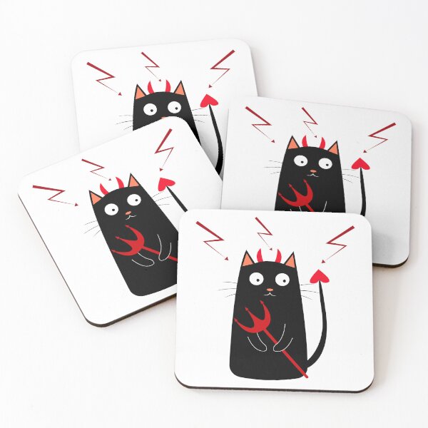 Item preview, Devil Halloween Cat designed and sold by uni.