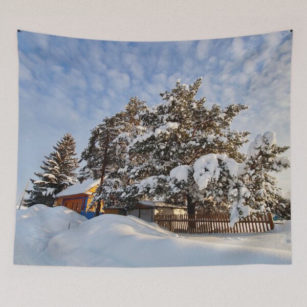 Item preview, snowy winter in a Russia designed and sold by amekamura.