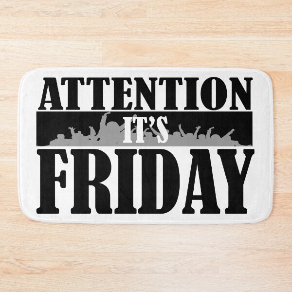 Item preview, Attention Friday designed and sold by K0tK0tu.