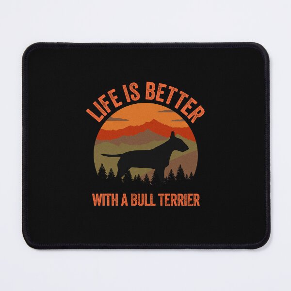 Item preview, Life Is Better With A Bull Terrier Vintage Country Dog Gift designed and sold by Guarddogdrive.