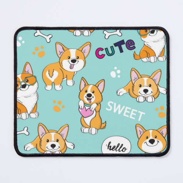 Item preview, Jolly Corgis In Green designed and sold by DesignVertex.