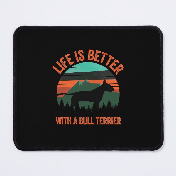 Item preview, Life Is Better With A Bull Terrier Vintage Dog Gift designed and sold by Guarddogdrive.