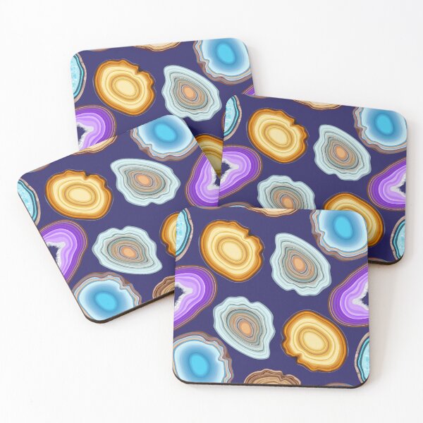 Item preview, Geode Crystals Agate Slices designed and sold by Maria Garcia.