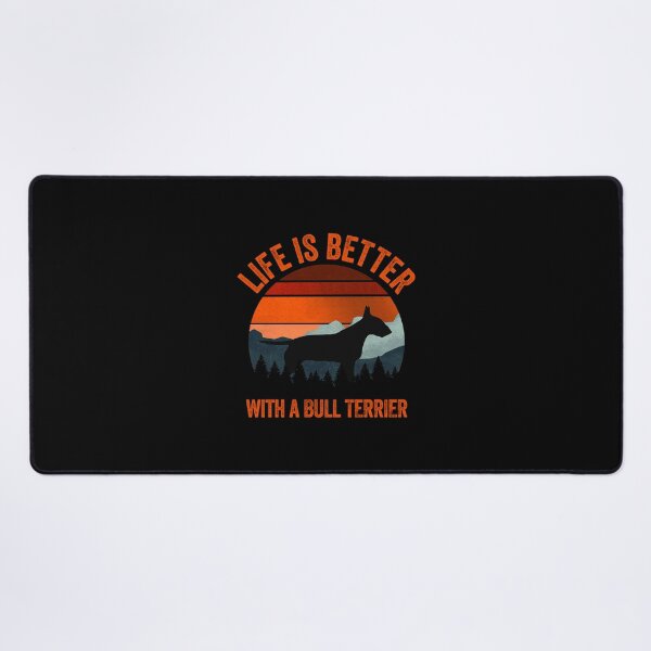 Item preview, Life Is Better With A Bull Terrier Vintage Dog Gift designed and sold by Guarddogdrive.