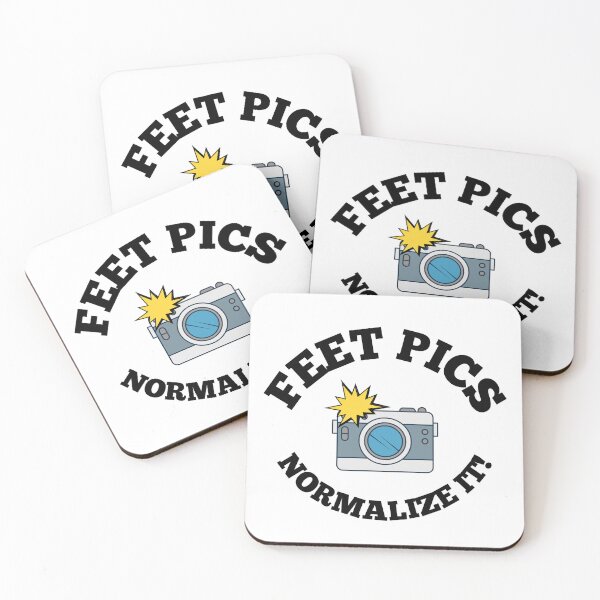 Item preview, Feet Pics - Normalize It Joke! designed and sold by PurpleNotebook.