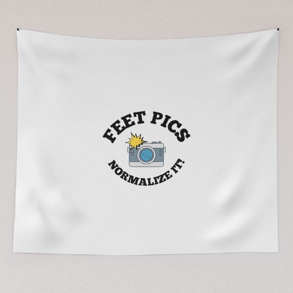 Item preview, Feet Pics - Normalize It Joke! designed and sold by PurpleNotebook.