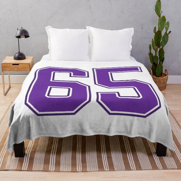 Item preview, Purple Number 65 lucky sports jersey sixty five designed and sold by HeavyStyle.