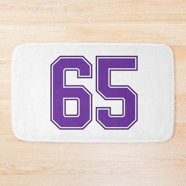 Item preview, Purple Number 65 lucky sports jersey sixty five designed and sold by HeavyStyle.