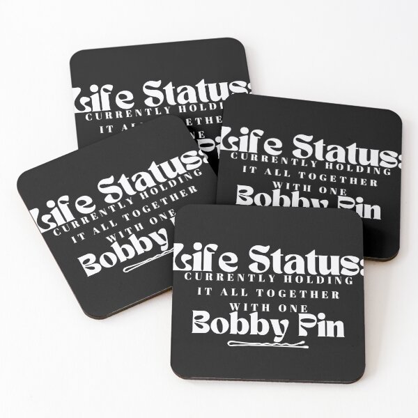 Item preview,   Life Status: Currently Holding It All Together With One Bobby Pin / Mom / Teacher / Funny/ Sarcastic  designed and sold by Alexa5454.
