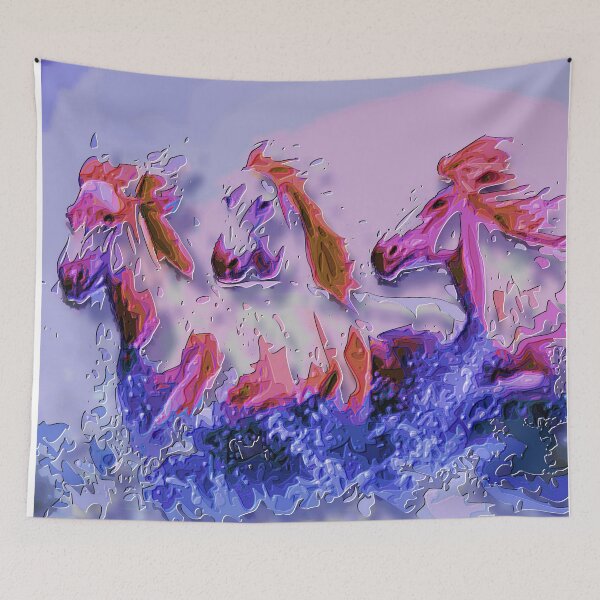 Item preview, Horses at the beach designed and sold by Robert Elfferich.